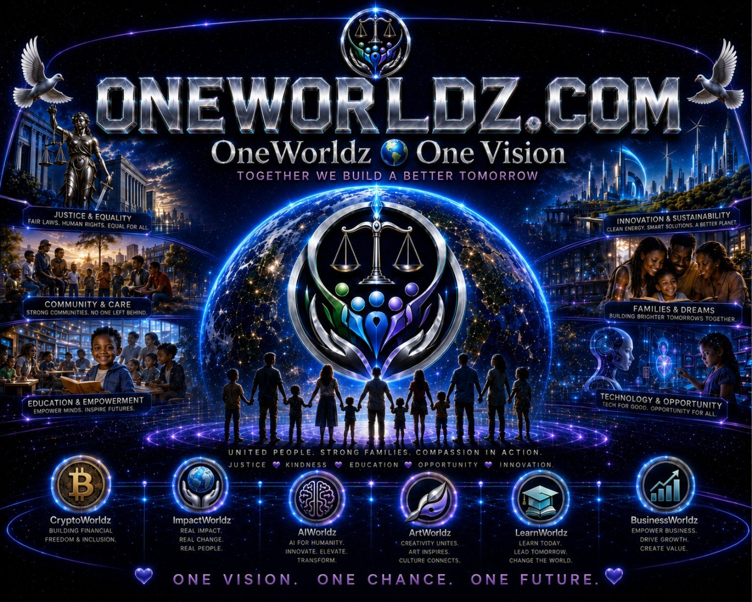 Approved OneWorldz One Vision production artwork