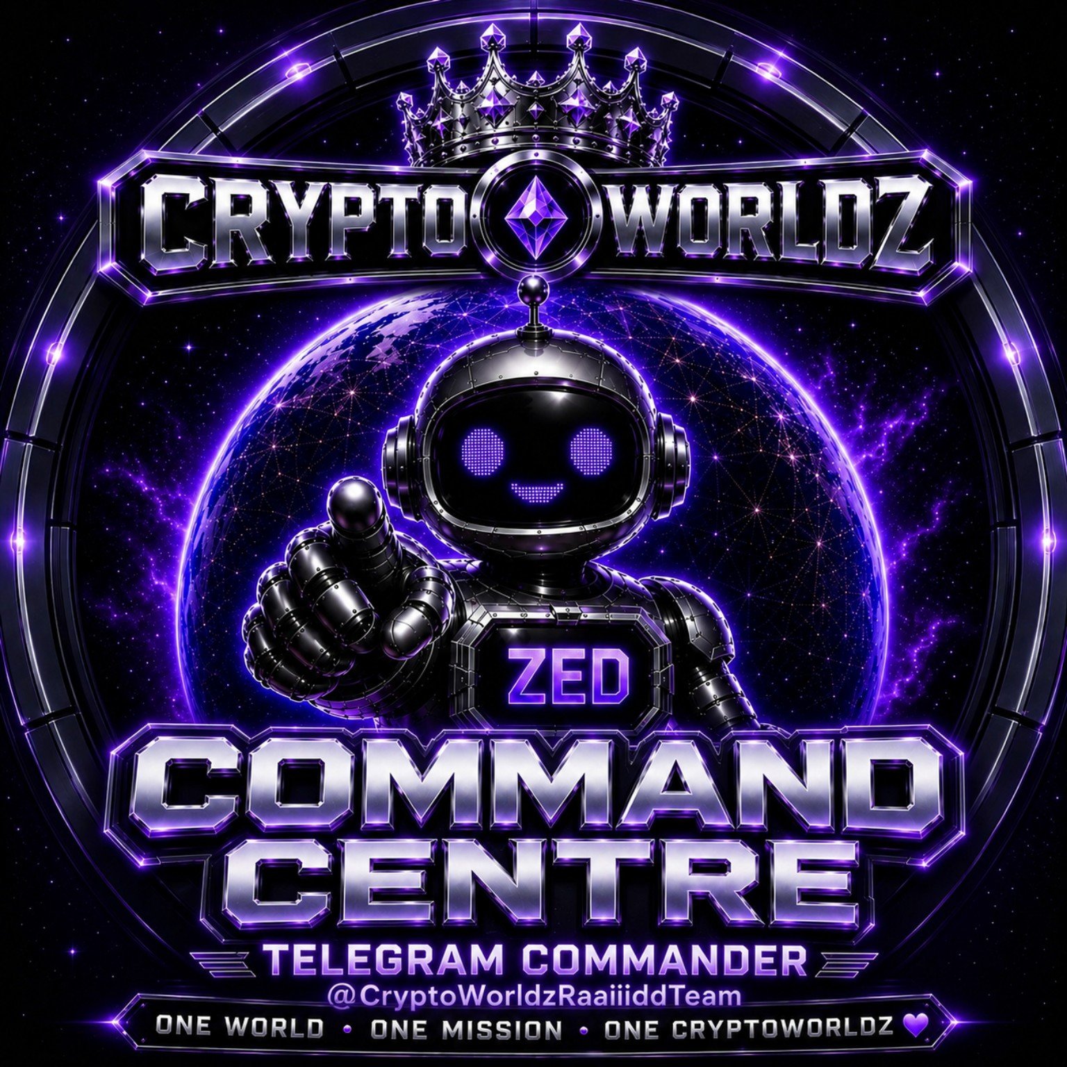 CryptoWorldz approved hero artwork